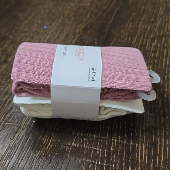 Capelli New York Sweater Tights 2-Pairs 6-12 Months - Picture 5 of 8